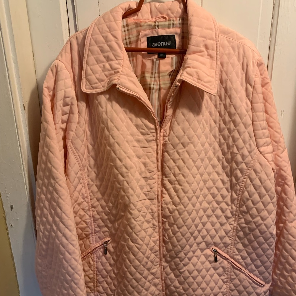 Woman’s plus size quilted coat